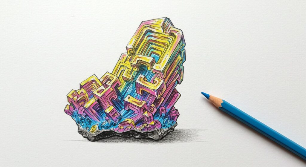 Stone Bismuth Crystal02