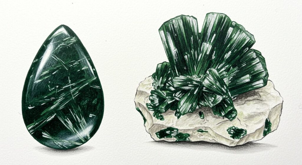 Stone Clinochlore02